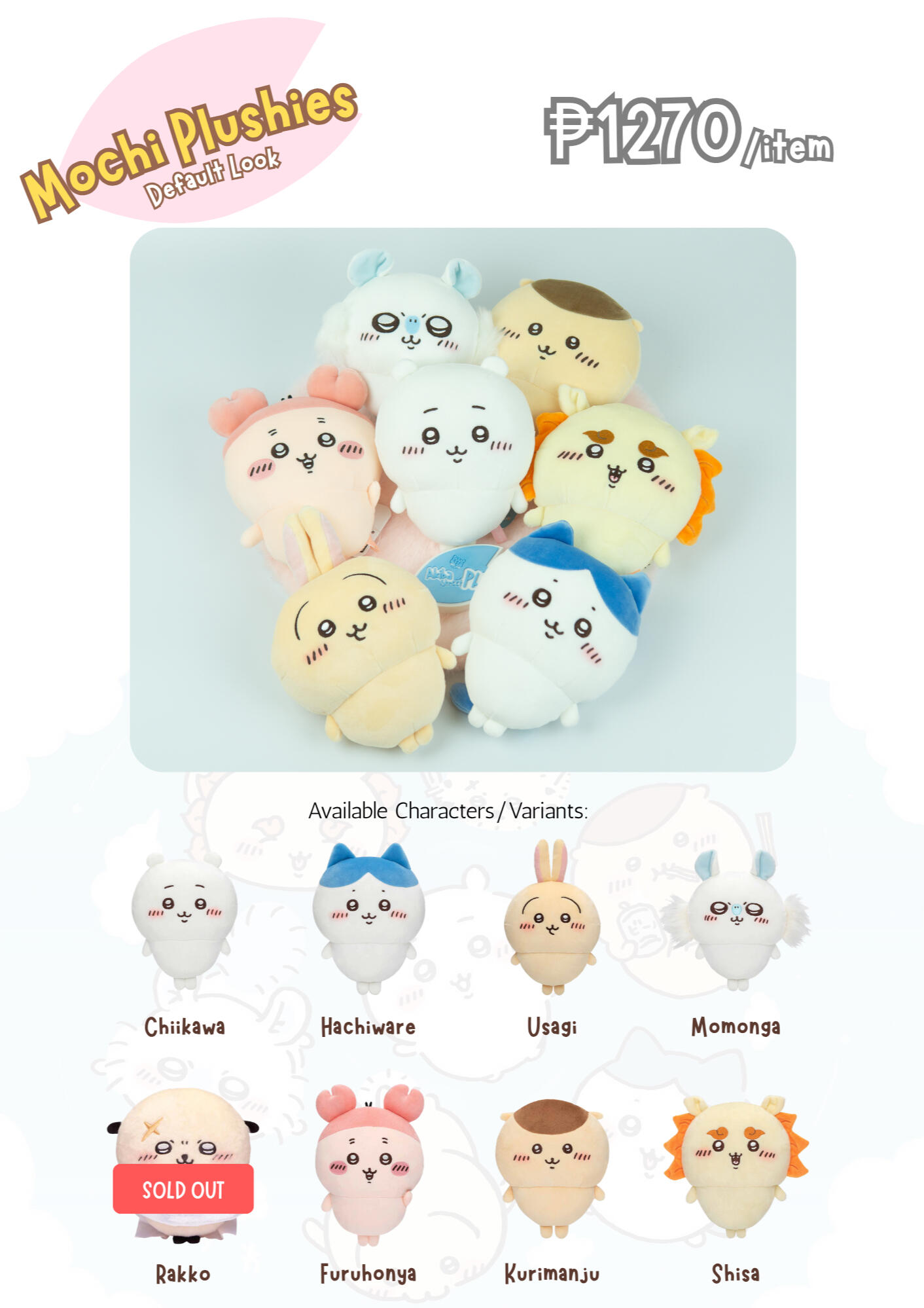 Mochi Plushies