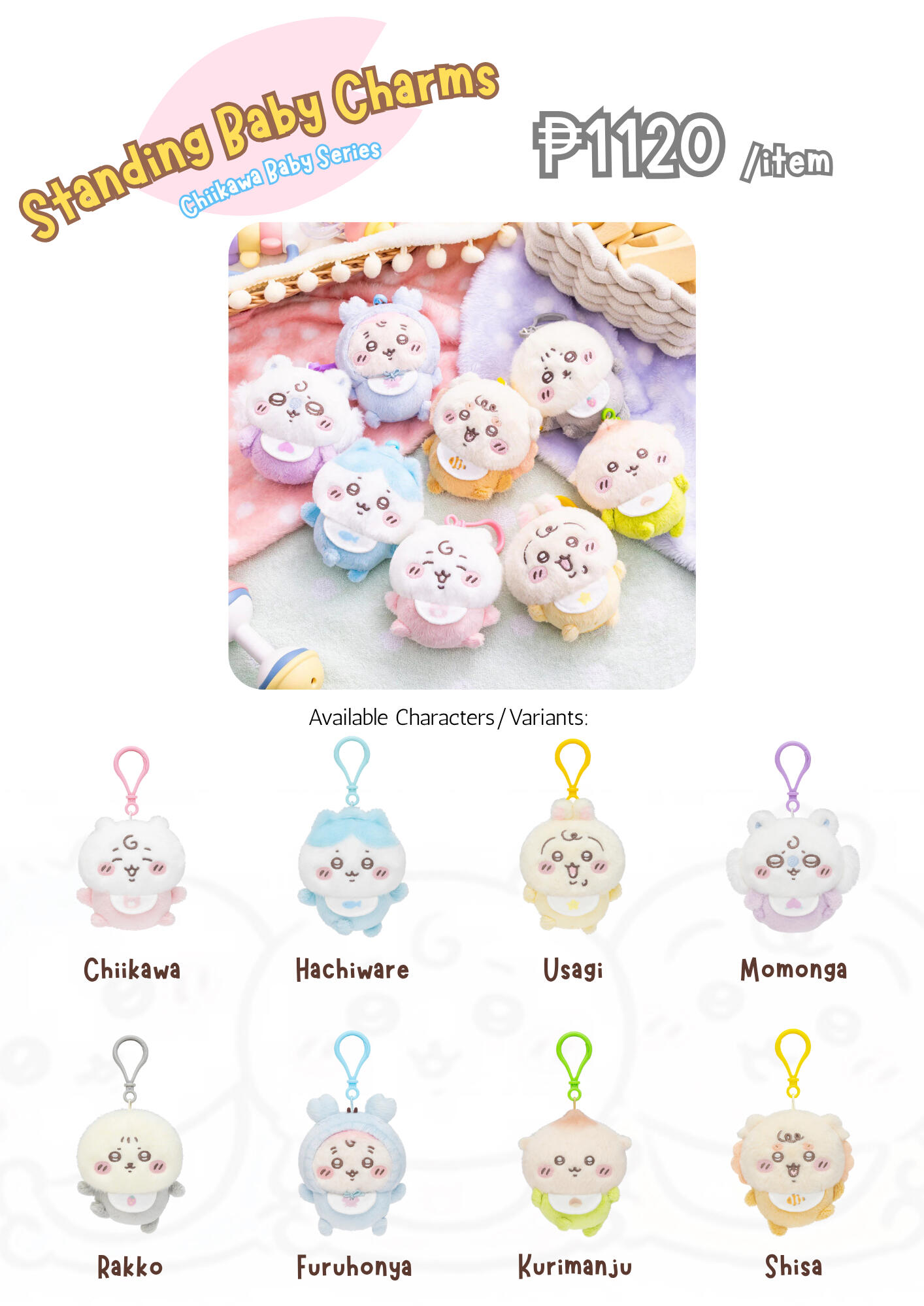 Standing Baby Charms