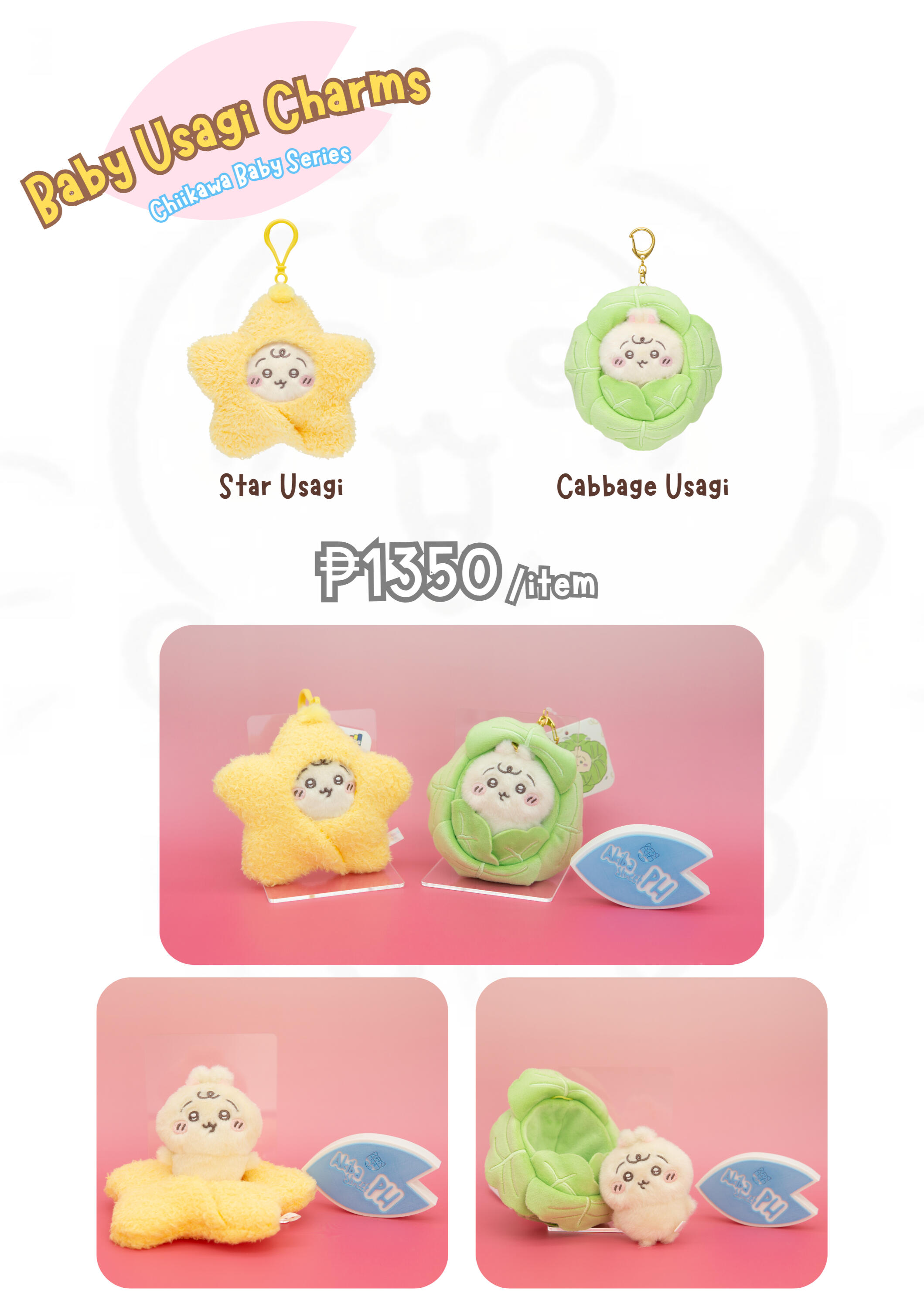 Baby Usagi Charms